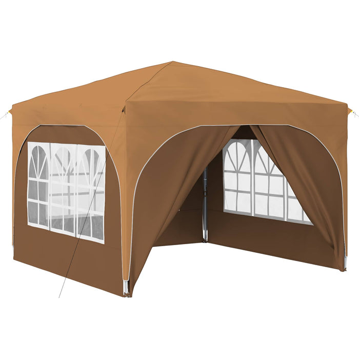 Cort de Petrecere Pop-up 290 x 290 x 245 cm Bej - WALTI WALTI