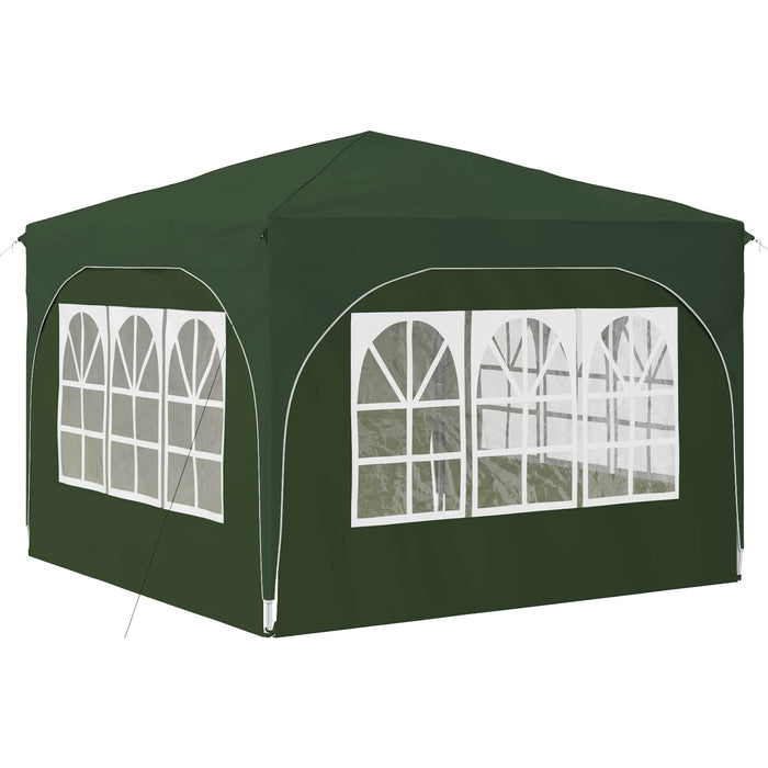 Cort de Petrecere Pop-up 290 x 290 x 245 cm Verde - WALTI WALTI