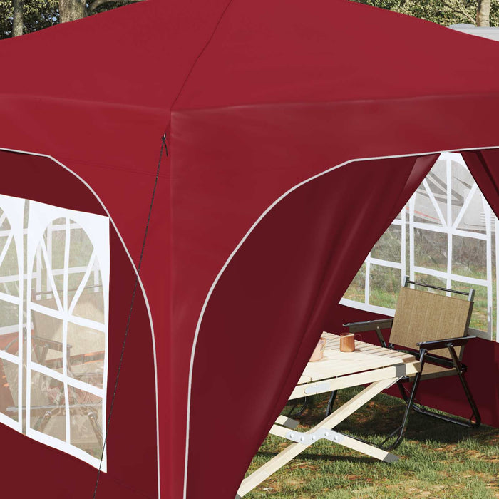 Cort de Petrecere Pop-up 290 x 290 x 245 cm Burgundy - WALTI WALTI