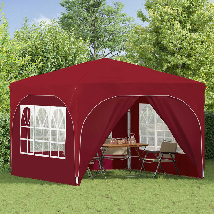 Cort de Petrecere Pop-up 290 x 290 x 245 cm Burgundy - WALTI WALTI