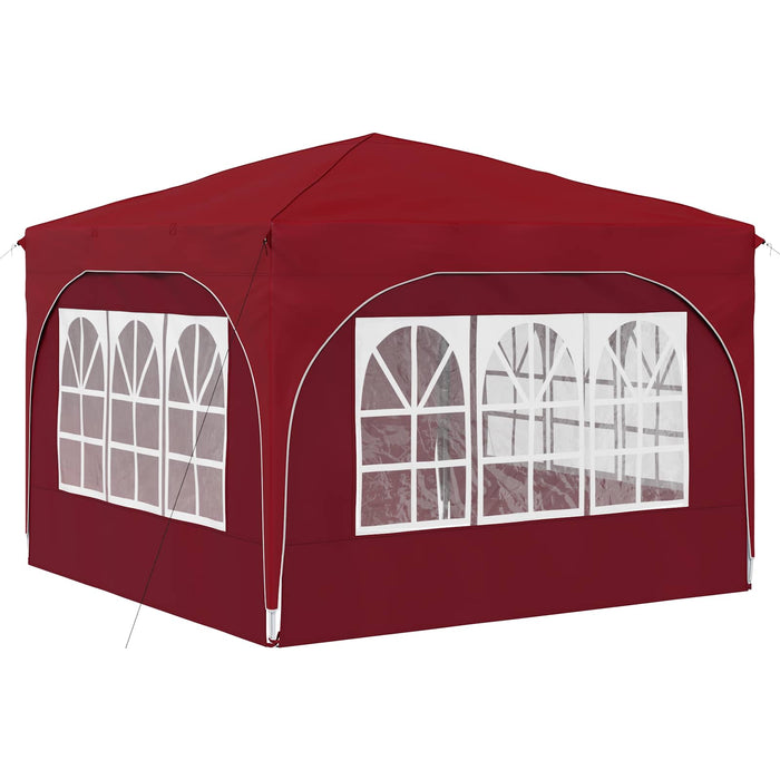 Cort de Petrecere Pop-up 290 x 290 x 245 cm Burgundy - WALTI WALTI