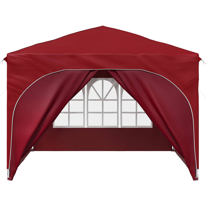 Cort de Petrecere Pop-up 290 x 290 x 245 cm Burgundy - WALTI WALTI