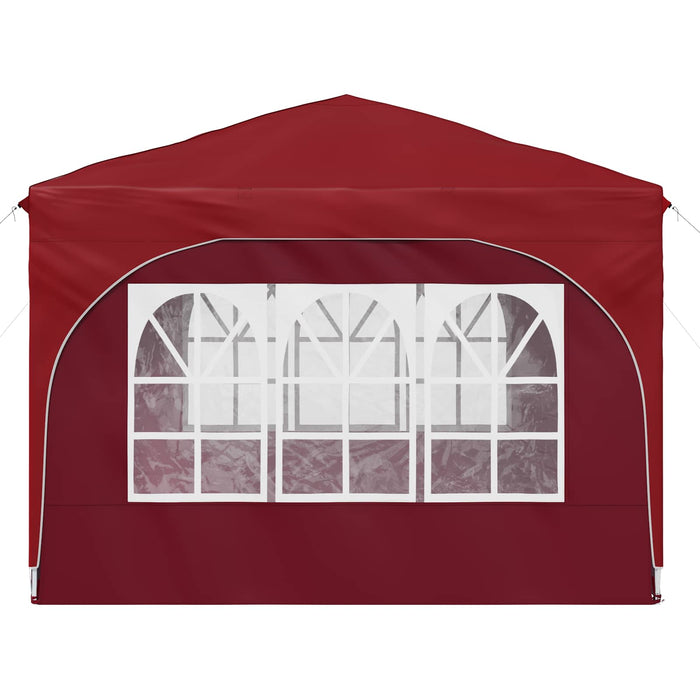 Cort de Petrecere Pop-up 290 x 290 x 245 cm Burgundy - WALTI WALTI