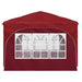 Cort de Petrecere Pop-up 290 x 290 x 245 cm Burgundy - WALTI WALTI