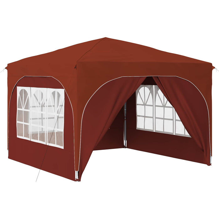 Cort de Petrecere Pop-up 290 x 290 x 245 cm Terracota - WALTI WALTI