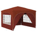 Cort de Petrecere Pop-up 290 x 290 x 245 cm Terracota - WALTI WALTI