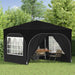 Cort de Petrecere Pop-up 290 x 290 x 245 cm Negru - WALTI WALTI