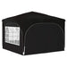 Cort de Petrecere Pop-up 290 x 290 x 245 cm Negru - WALTI WALTI