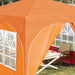 Cort de Petrecere Pop-up 290 x 290 x 245 cm Portocaliu - WALTI WALTI