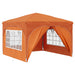 Cort de Petrecere Pop-up 290 x 290 x 245 cm Portocaliu - WALTI WALTI