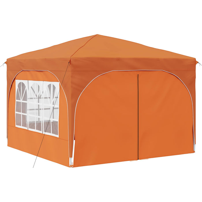 Cort de Petrecere Pop-up 290 x 290 x 245 cm Portocaliu - WALTI WALTI