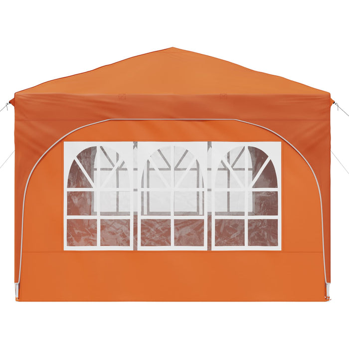 Cort de Petrecere Pop-up 290 x 290 x 245 cm Portocaliu - WALTI WALTI