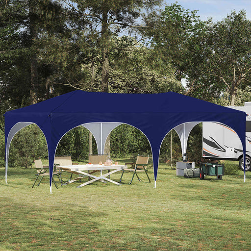 Cort de Petrecere Pop-up albastru 575 x 288 x 245 cm - WALTI WALTI