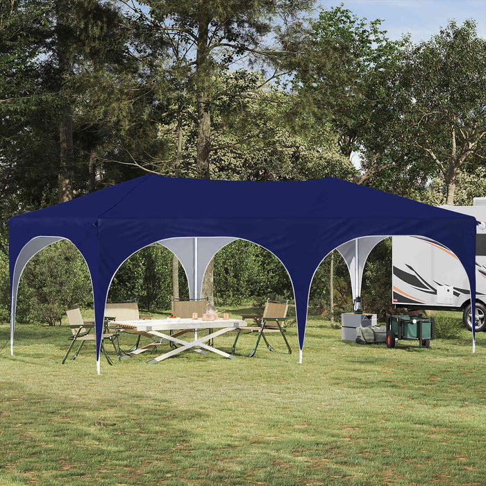 Cort de Petrecere Pop-up albastru 575 x 288 x 245 cm - WALTI WALTI