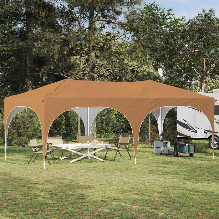Cort de Petrecere Pop-up Bej 575 x 288 x 245 cm Material Oxford - WALTI WALTI