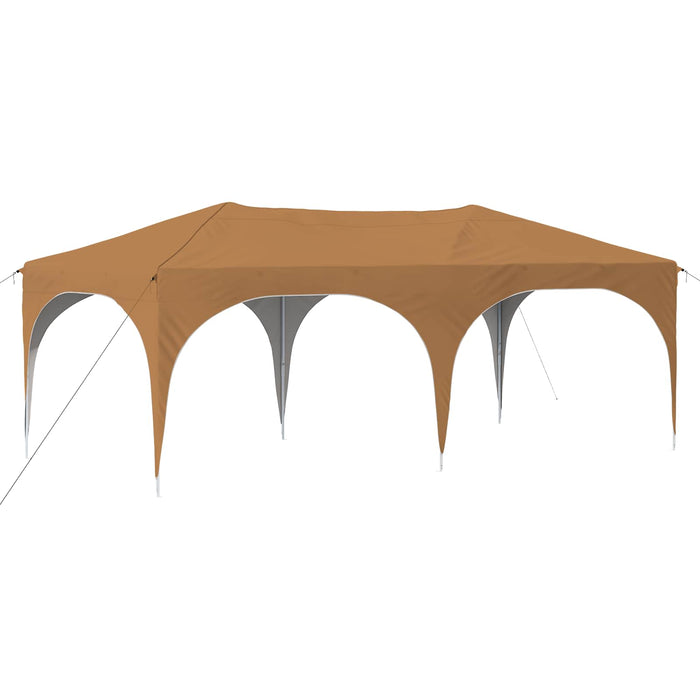 Cort de Petrecere Pop-up Bej 575 x 288 x 245 cm Material Oxford - WALTI WALTI