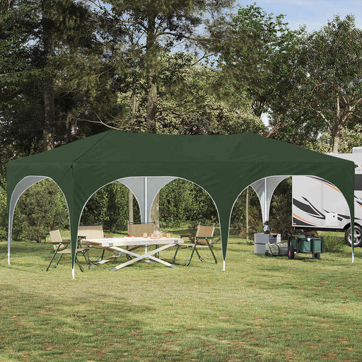 Cort de Petrecere Pop-up Verde 575 x 288 x 245 cm - WALTI WALTI