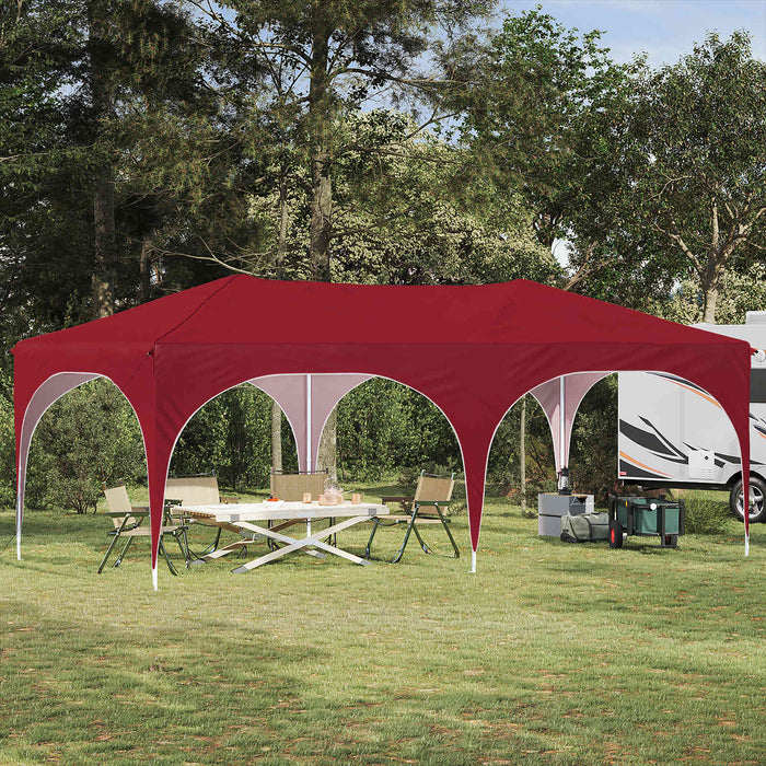 Cort de Petrecere Pop-up Burgundy 575 x 288 x 245 cm - WALTI WALTI