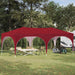 Cort de Petrecere Pop-up Burgundy 575 x 288 x 245 cm - WALTI WALTI