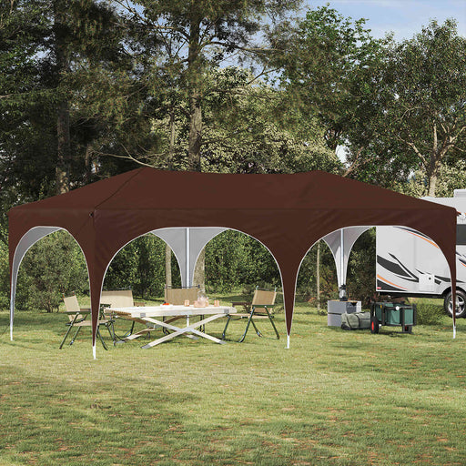 Cort de Petrecere Pop-up Maro 575 x 288 x 245 cm - WALTI WALTI
