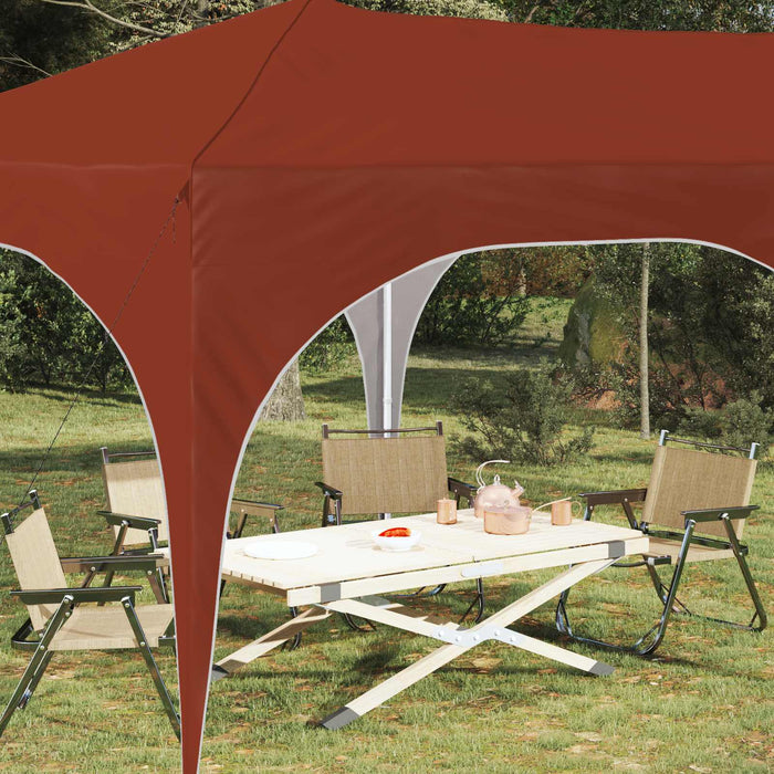 Cort de Petrecere Pop-up Terracota 575 x 288 x 245 cm - WALTI WALTI