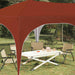 Cort de Petrecere Pop-up Terracota 575 x 288 x 245 cm - WALTI WALTI