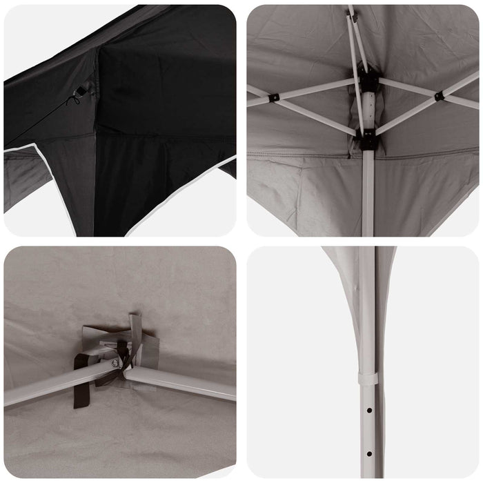Cort de Petrecere Pop-up Negru 575 x 288 x 245 cm - WALTI WALTI