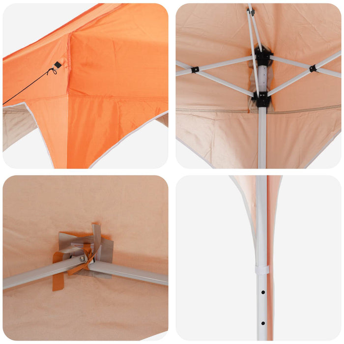 Cort de Petrecere Pop-up Portocaliu 575 x 288 x 245 cm - WALTI WALTI