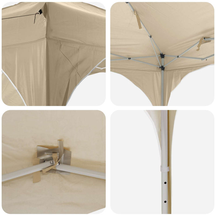 Cort de Petrecere Pop-up Crem 575 x 288 x 245 cm - WALTI WALTI