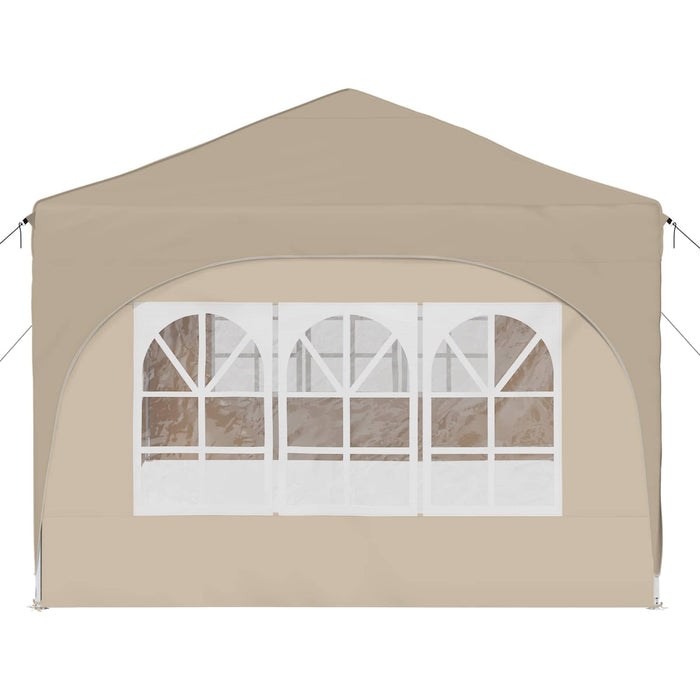 Cort de Petrecere Pop-up Crem 575 x 288 x 245 cm - WALTI WALTI
