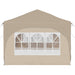 Cort de Petrecere Pop-up Crem 575 x 288 x 245 cm - WALTI WALTI