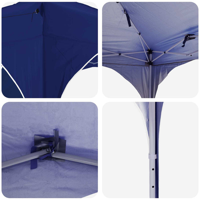 Cort de Petrecere Pop-up albastru 575 x 288 x 245 cm - WALTI WALTI