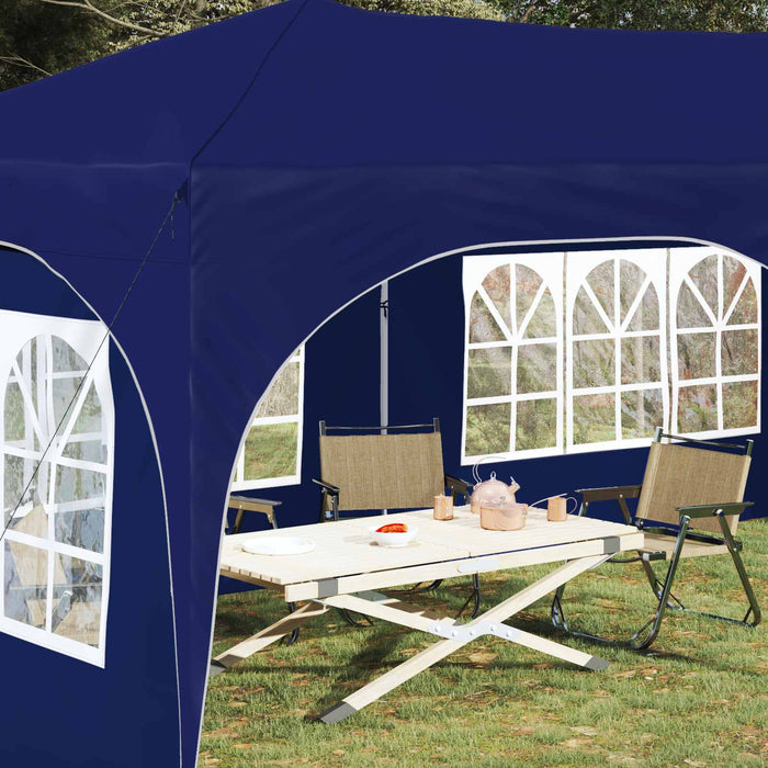 Cort de Petrecere Pop-up albastru 575 x 288 x 245 cm - WALTI WALTI