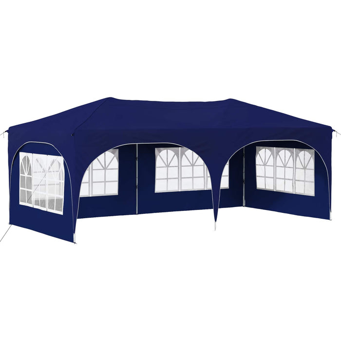 Cort de Petrecere Pop-up albastru 575 x 288 x 245 cm - WALTI WALTI