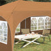 Cort de Petrecere Pop-up Bej 575 x 288 x 245 cm Material Oxford - WALTI WALTI