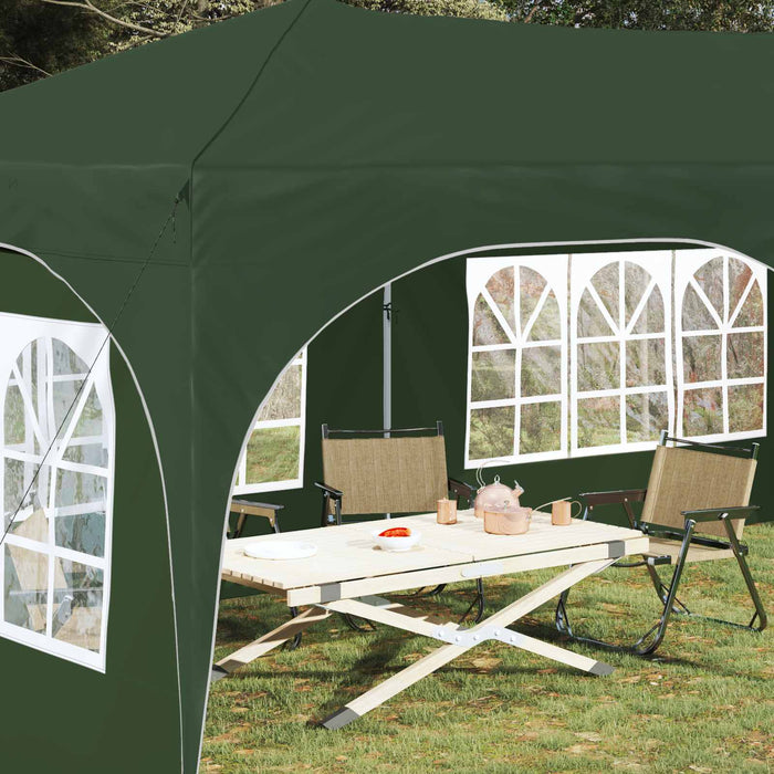 Cort de Petrecere Pop-up Verde 575 x 288 x 245 cm - WALTI WALTI