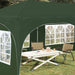 Cort de Petrecere Pop-up Verde 575 x 288 x 245 cm - WALTI WALTI