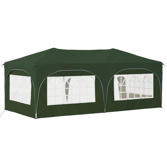 Cort de Petrecere Pop-up Verde 575 x 288 x 245 cm - WALTI WALTI