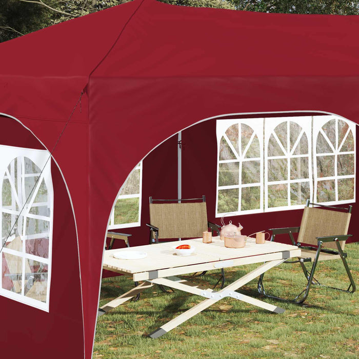 Cort de Petrecere Pop-up Burgundy 575 x 288 x 245 cm - WALTI WALTI