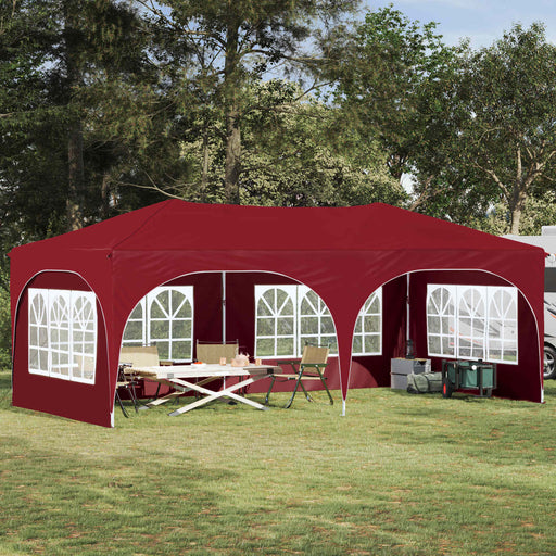 Cort de Petrecere Pop-up Burgundy 575 x 288 x 245 cm - WALTI WALTI