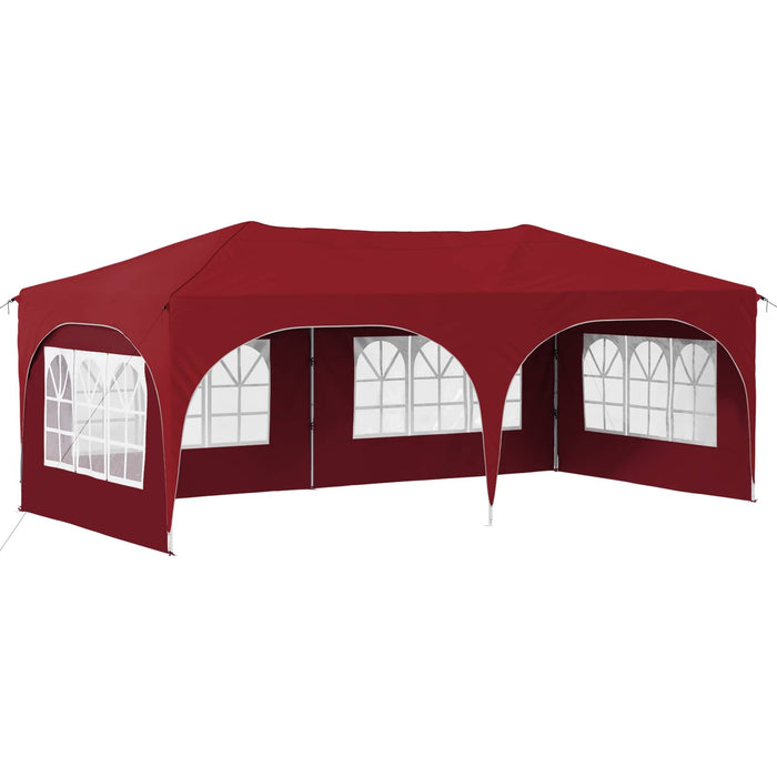 Cort de Petrecere Pop-up Burgundy 575 x 288 x 245 cm - WALTI WALTI