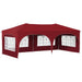 Cort de Petrecere Pop-up Burgundy 575 x 288 x 245 cm - WALTI WALTI
