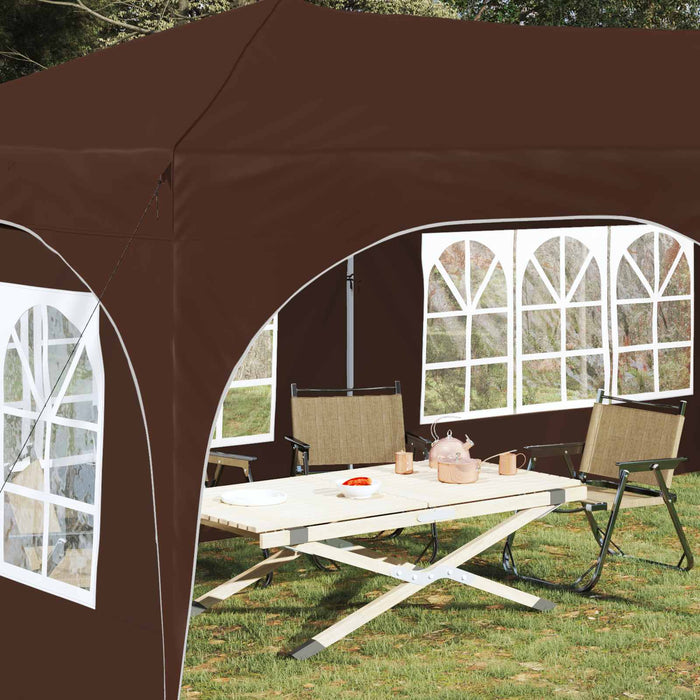 Cort de Petrecere Pop-up Maro 575 x 288 x 245 cm - WALTI WALTI