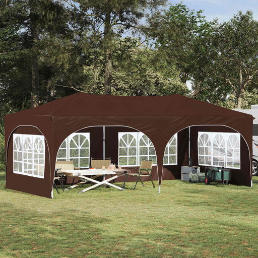 Cort de Petrecere Pop-up Maro 575 x 288 x 245 cm - WALTI WALTI