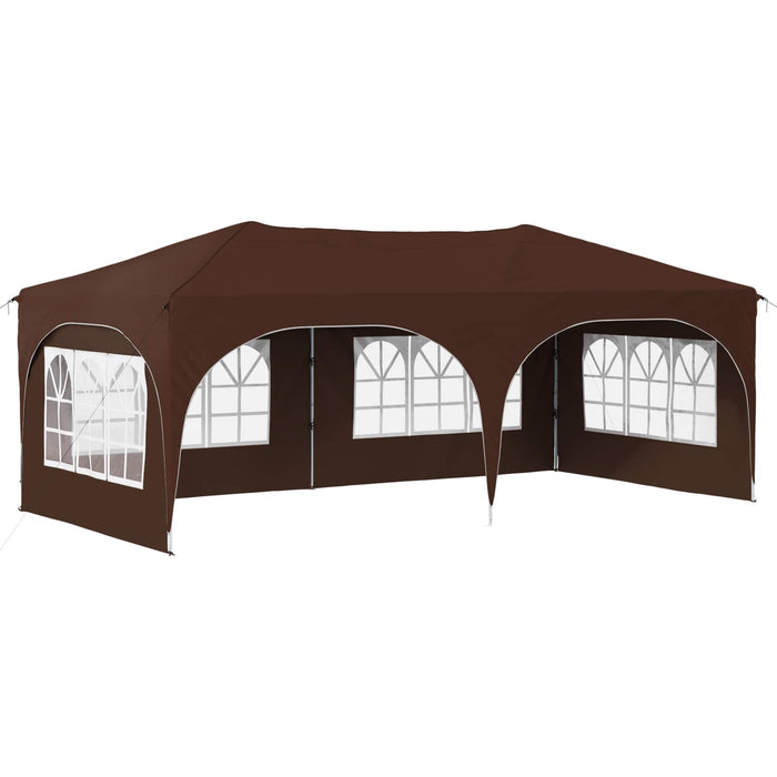 Cort de Petrecere Pop-up Maro 575 x 288 x 245 cm - WALTI WALTI