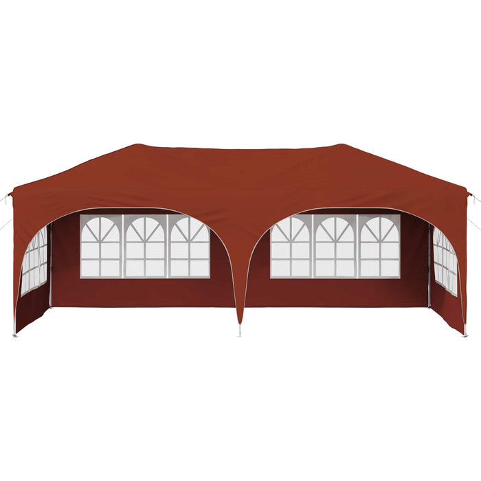 Cort de Petrecere Pop-up Terracota 575 x 288 x 245 cm - WALTI WALTI