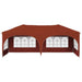 Cort de Petrecere Pop-up Terracota 575 x 288 x 245 cm - WALTI WALTI