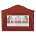 Cort de Petrecere Pop-up Terracota 575 x 288 x 245 cm - WALTI WALTI