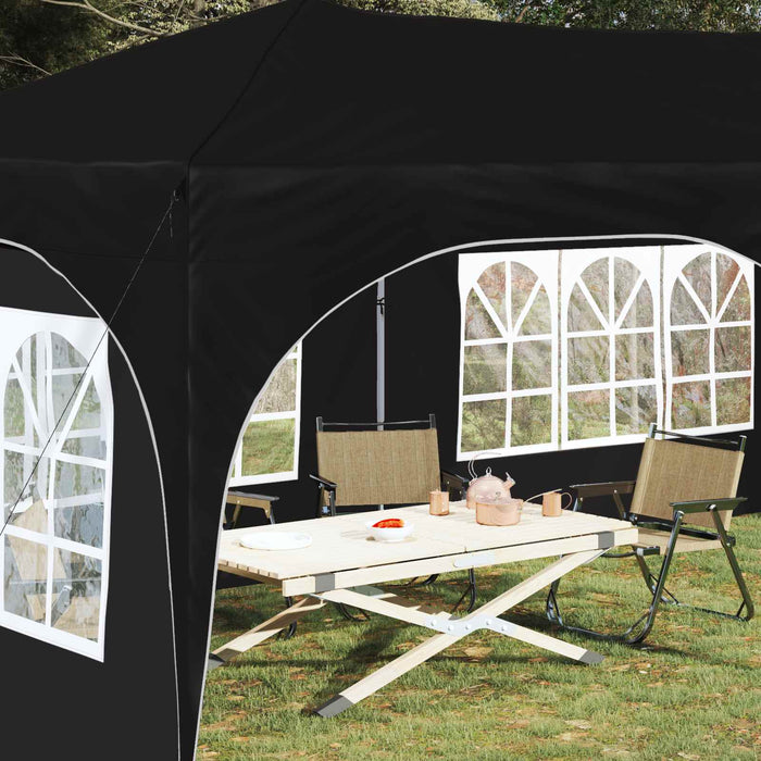 Cort de Petrecere Pop-up Negru 575 x 288 x 245 cm - WALTI WALTI