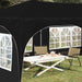 Cort de Petrecere Pop-up Negru 575 x 288 x 245 cm - WALTI WALTI